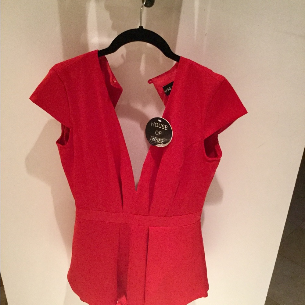 House of Three Romper LF